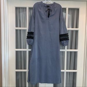 WHO WHAT WEAR chambray denim dress Size XS